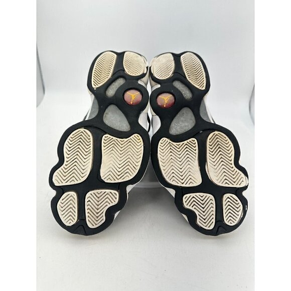 Nike Jordan 6 Rings Men Size 9 Sneaker Shoes Smoke Gray Black Red 322992-022 - Picture 10 of 13